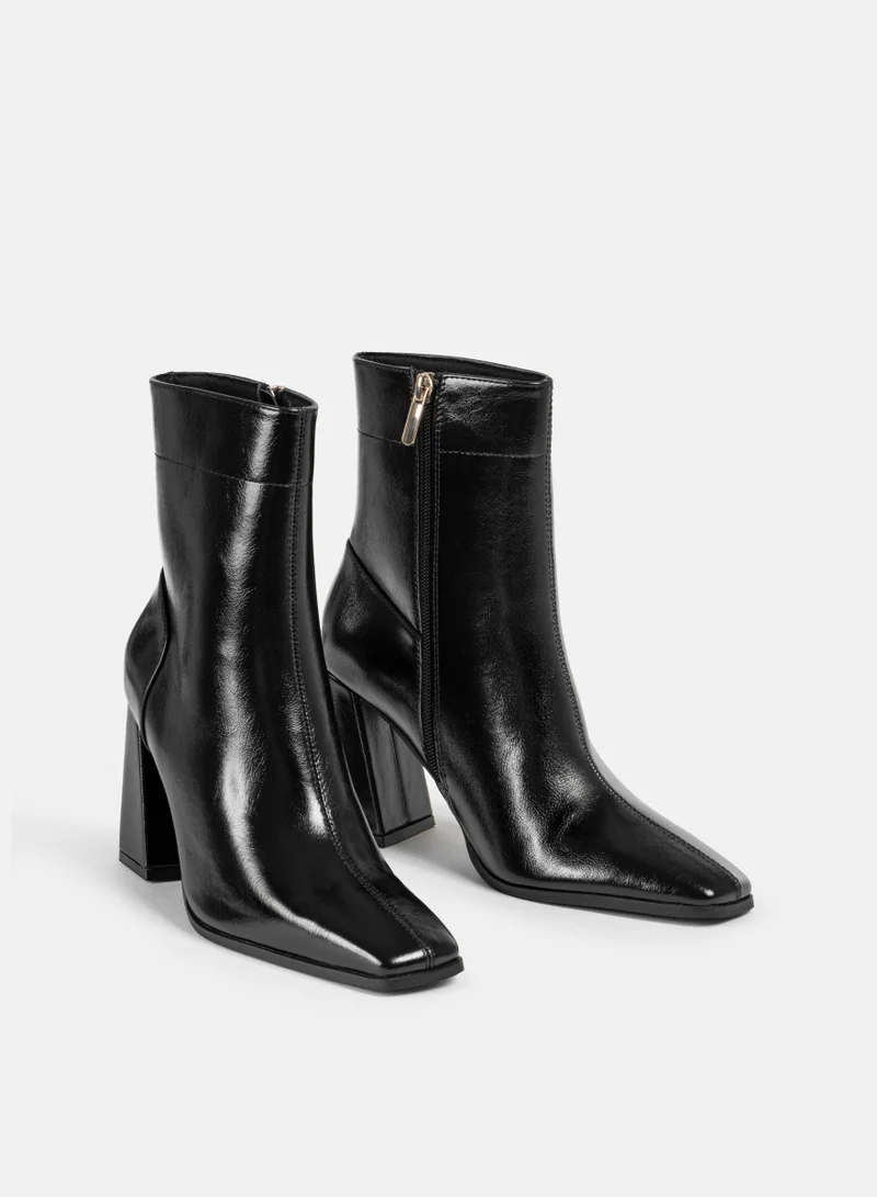 ابيكول Block-Heel Ankle Boots